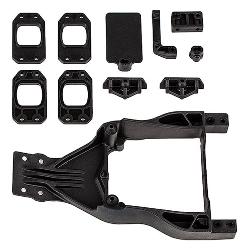TEAM ASSOCIATED DR10M FRONT CH ASSIS PLATE & GEARBOX MOUNT SE
